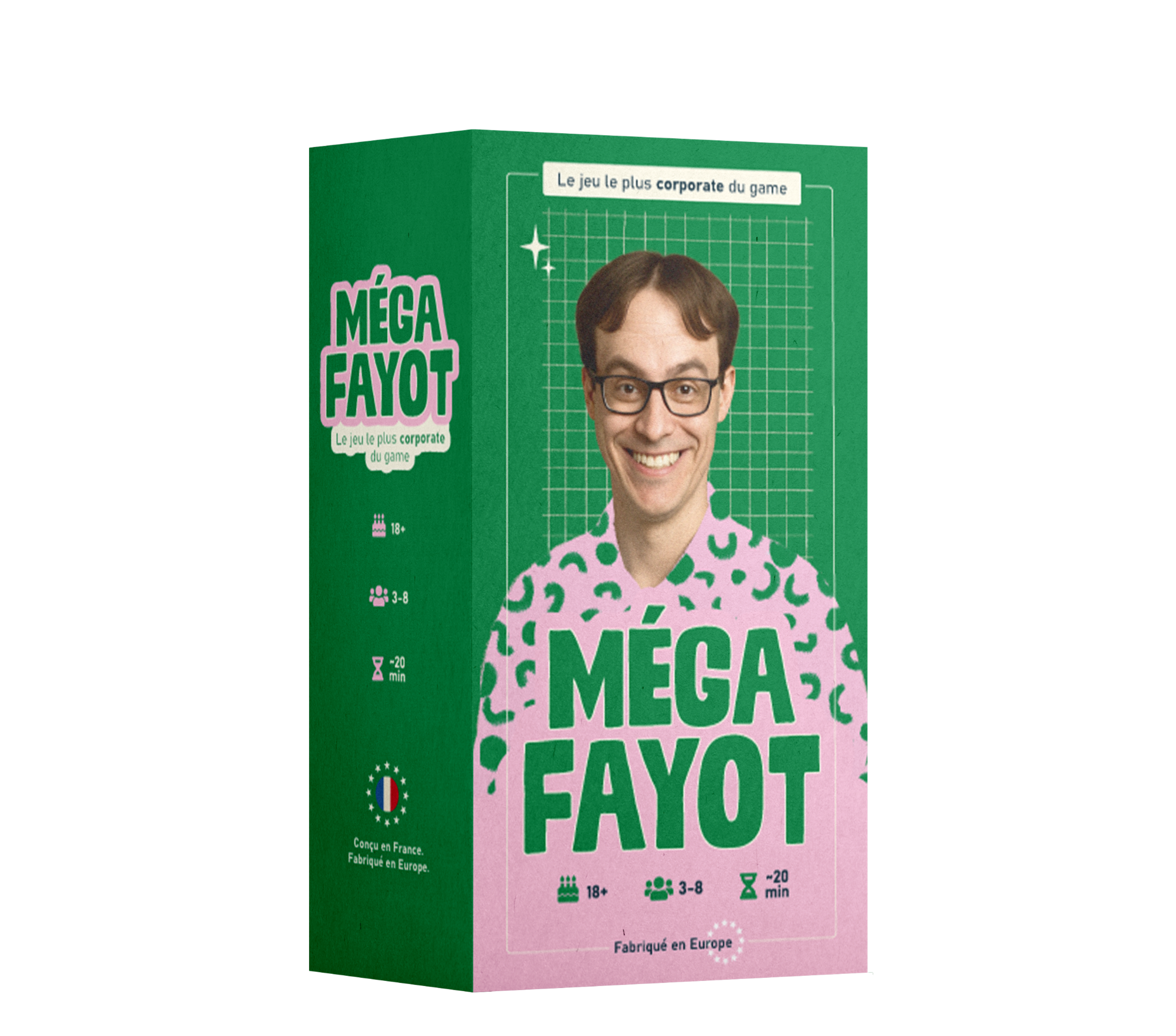 Boîte du jeu "Méga Fayot"